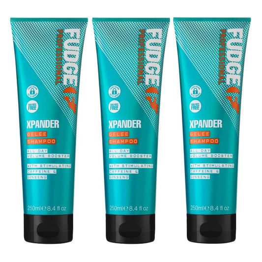 3 x Fudge Xpander Shampoo All Day Volume Booster 250 ml