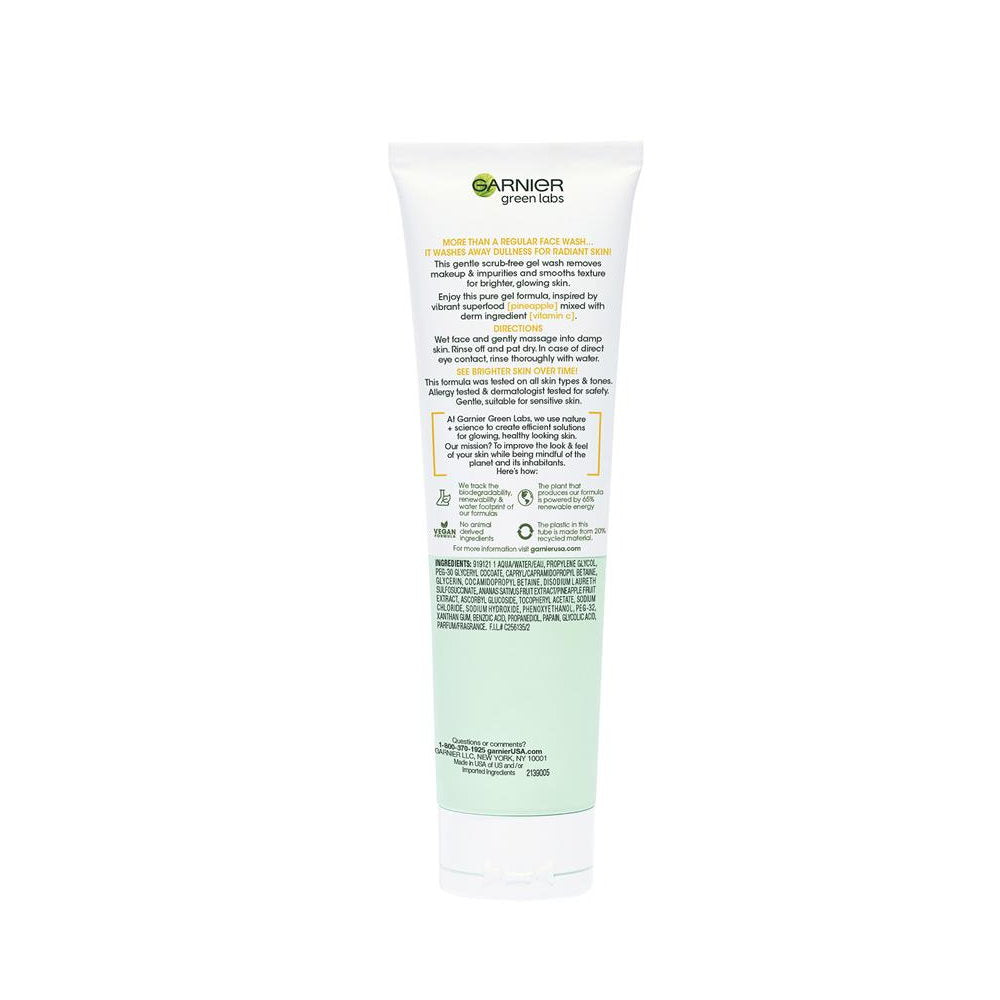 Garnier Green Labs Pinea-C Brightening Gel Wash Cleanser 130mL