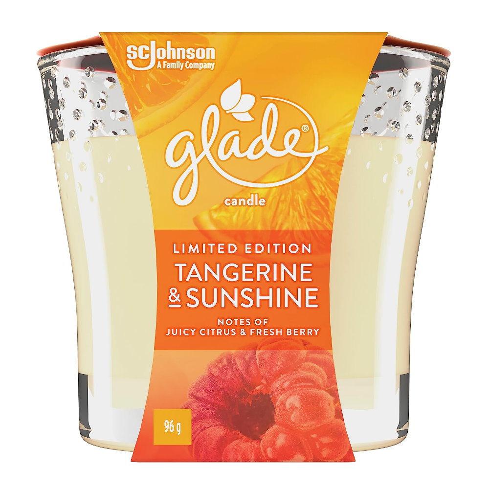 6 x Glade Tangerine & Sunshine Candle Limited Edition 96g