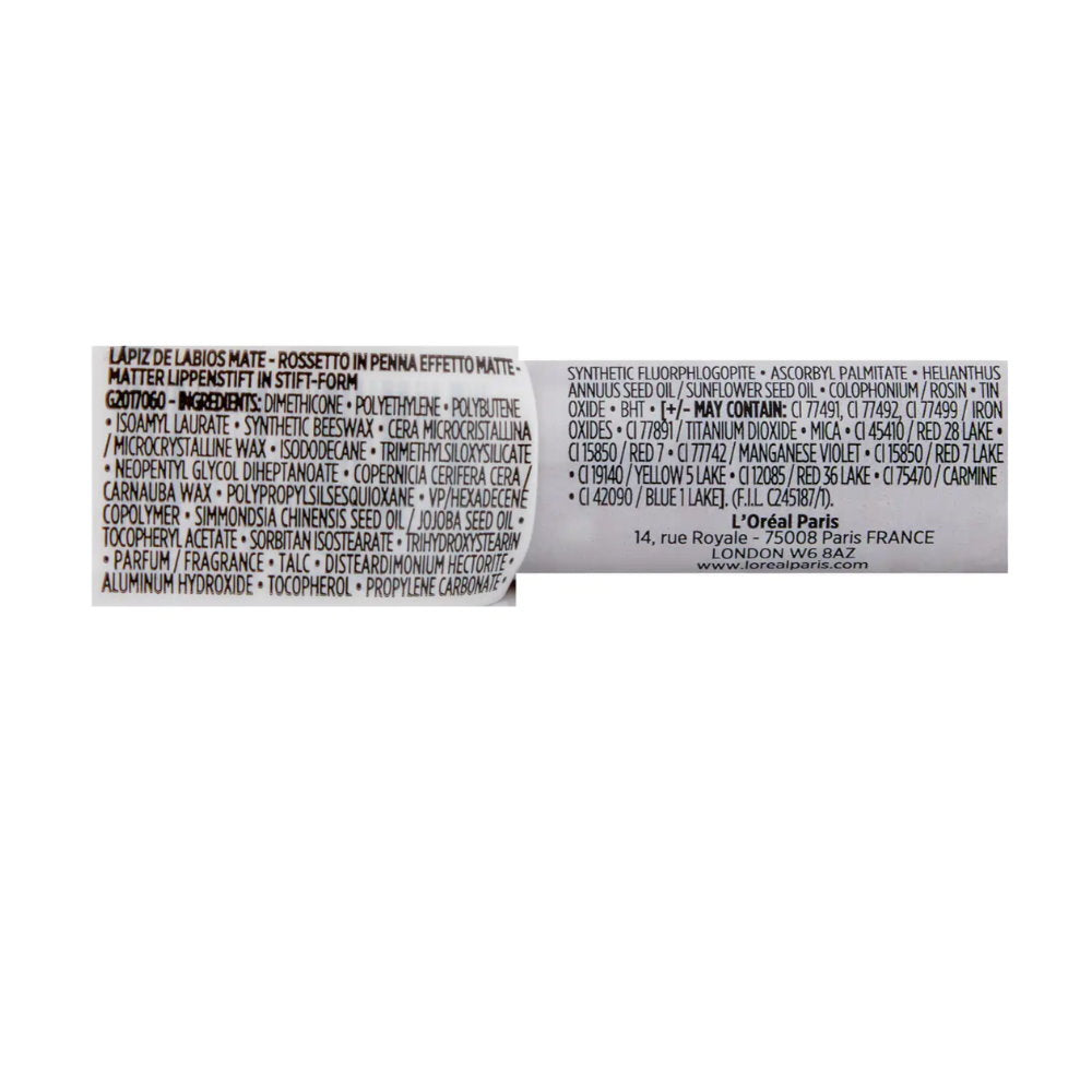 3 x LOreal Infallible Matte Lip Crayon 103 Maple Dream