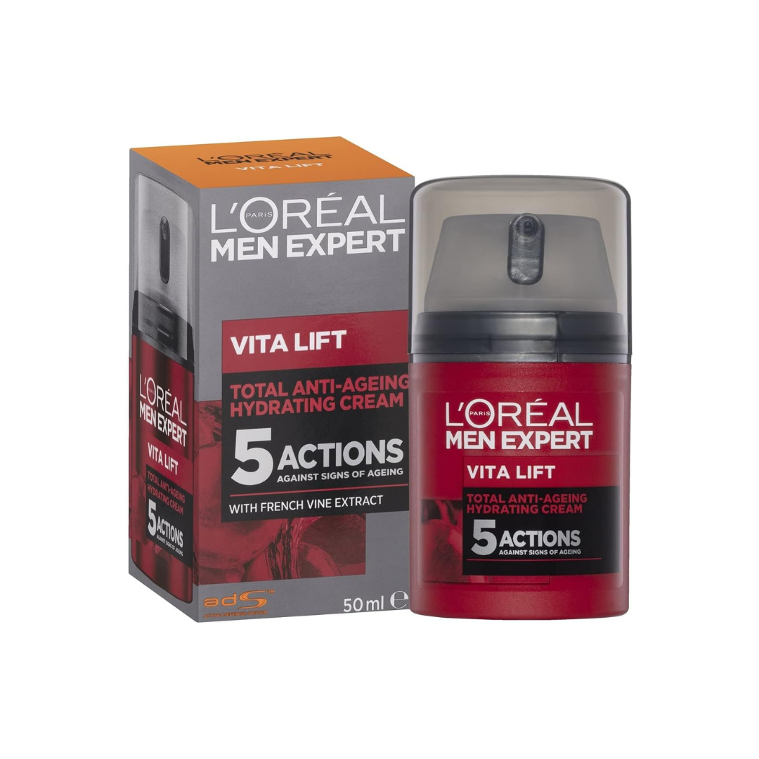 3pk LOreal Men Expert Vita Lift 5 Actions with French Vine Extract 50mL