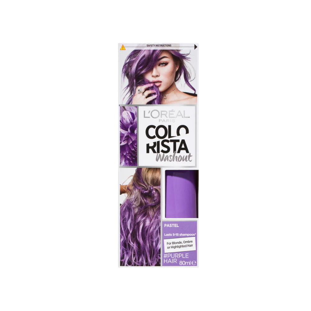 LOreal Paris Colorista Semi-Permanent Hair Colour Washout - Purple