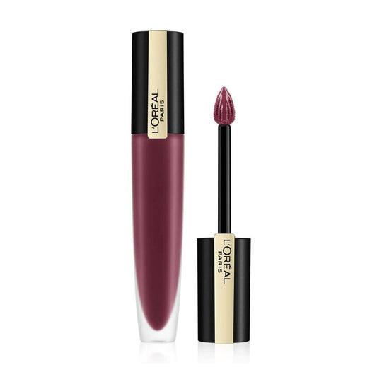 Shop Online Makeup Warehouse - LOreal Rouge Signature Matte Ink Lip Liquid Lipstick 103 I Enjoy mauve red pink Purple fuschia