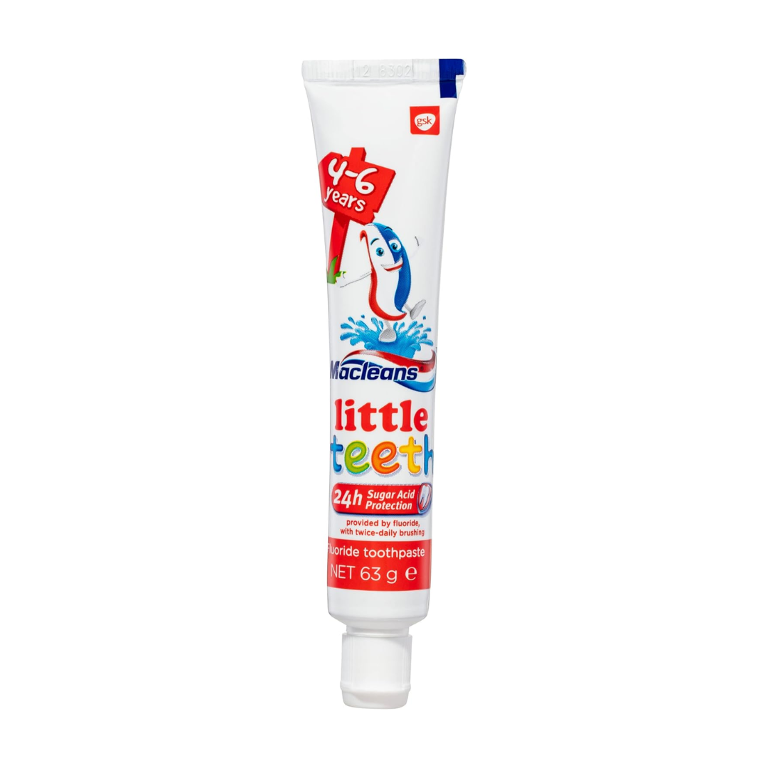 12 x Macleans Little Teeth Toothpaste 63g 4-6 years