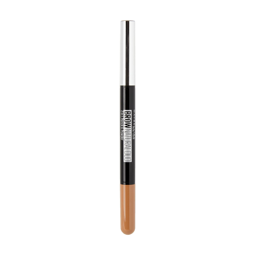 6 x Maybelline Brow Natural Duo 2 in 1 Pencil and Powder Light Brown