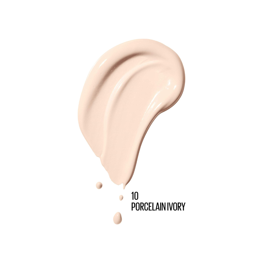 2pk Maybelline Dream Radiant Liquid Foundation 10 Porcelain Ivory (Carded)