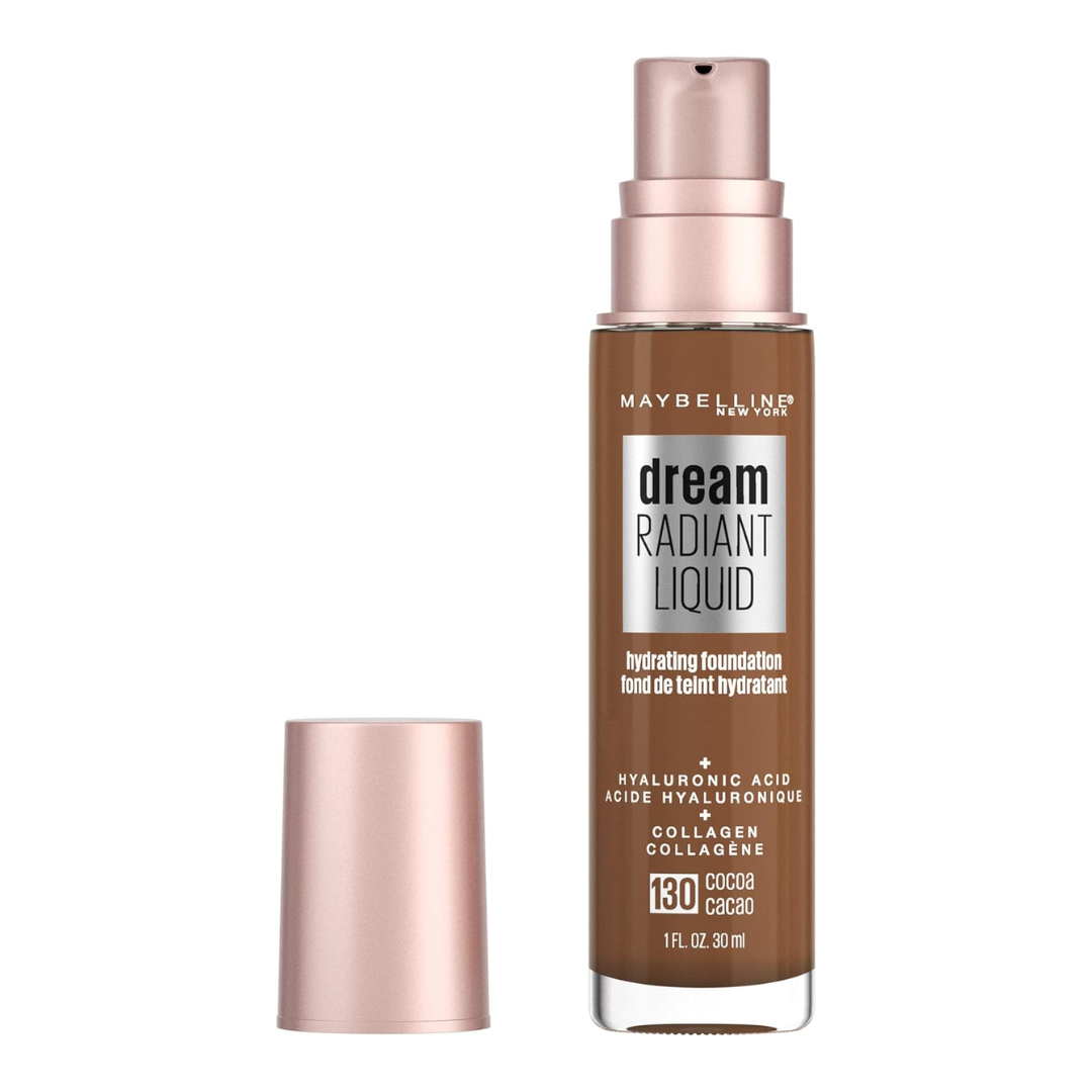 2 x Maybelline Dream Radiant Liquid Foundation 30ml 130 Cocoa