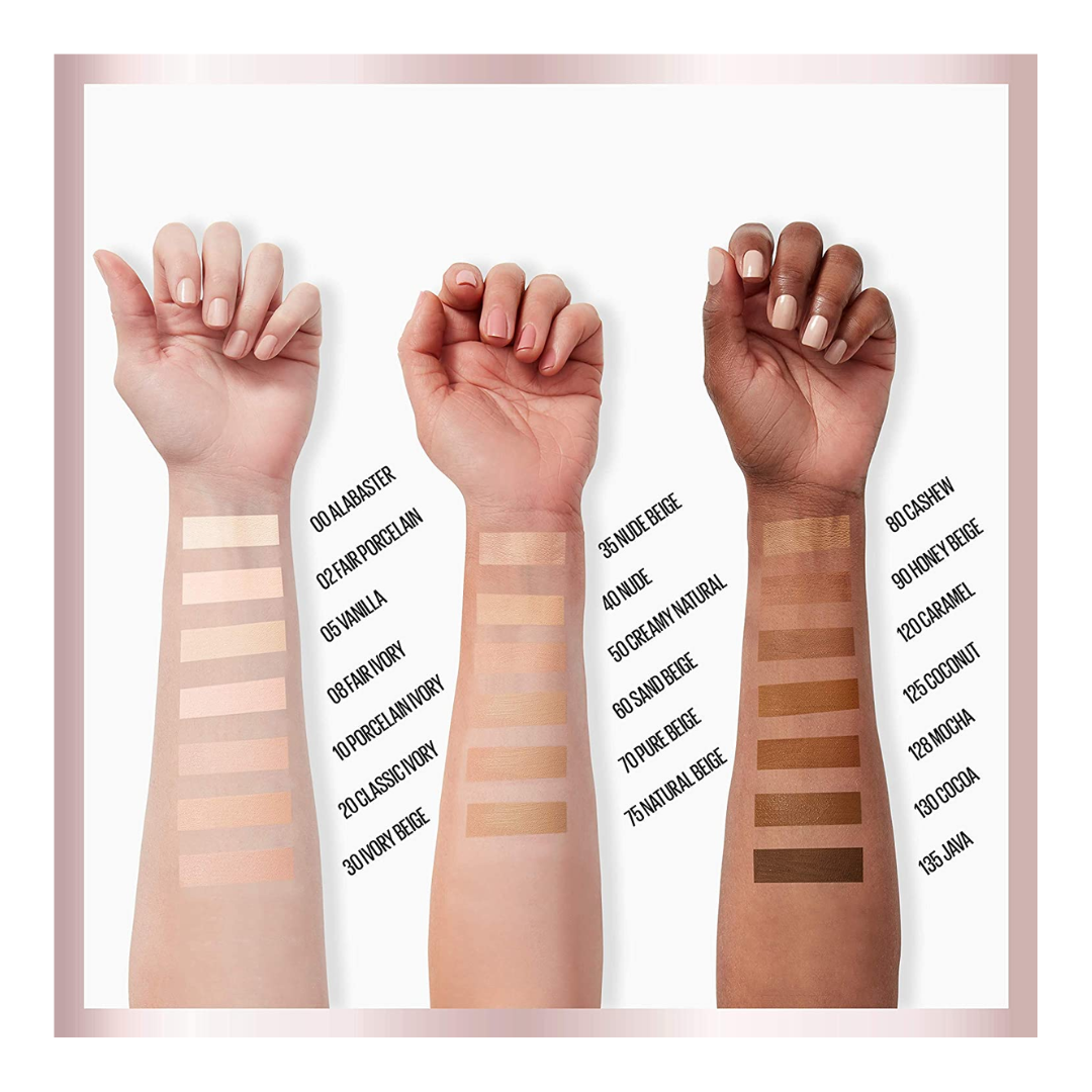 2 x Maybelline Dream Radiant Liquid Hydrating Foundation with Hyaluronic Acid 120 Caramel