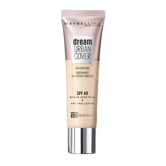 Maybelline Dream Urban Cover Full Coverage SPF40 30mL 120 Classic Ivory