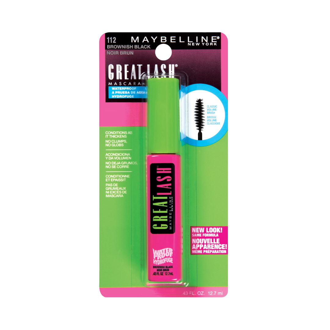 Maybelline Great Lash Waterproof Mascara 112 Brownish Black