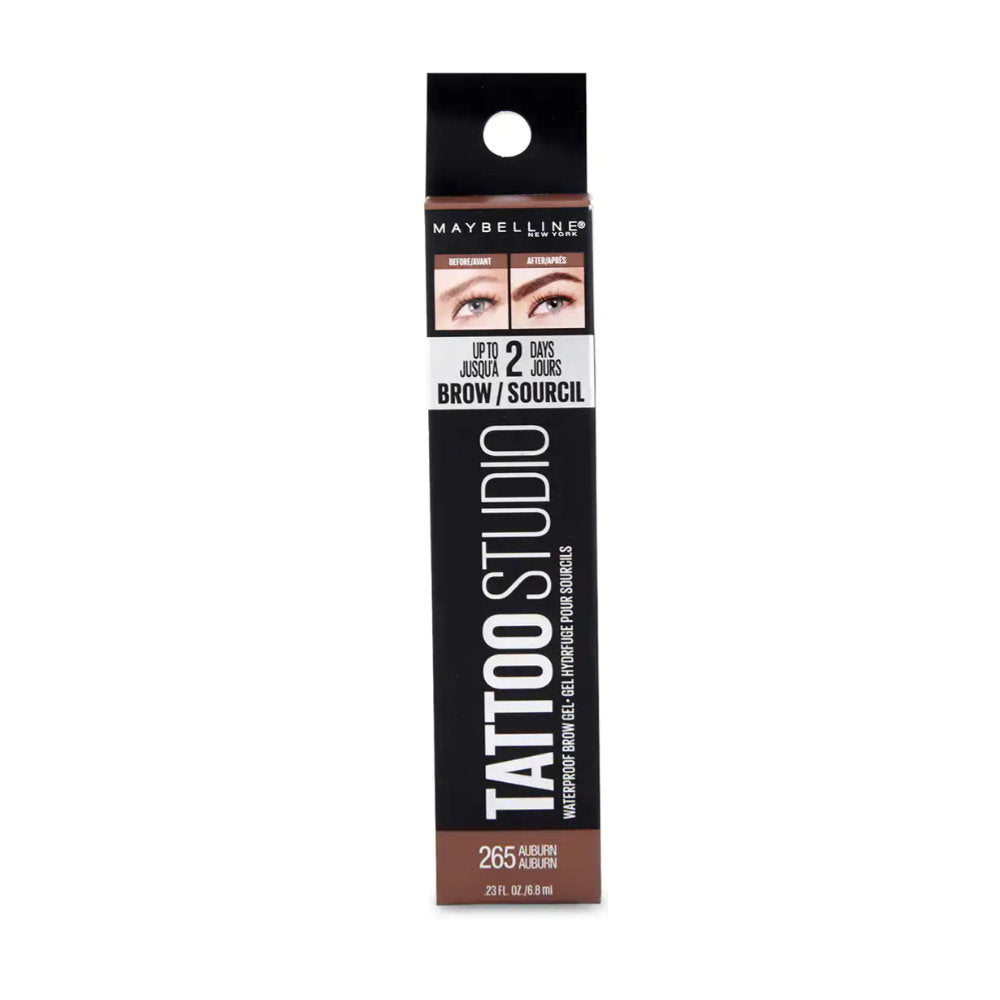 Maybelline Tattoo Studio Waterproof Brow Gel 265 Auburn