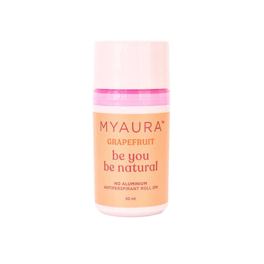 8 x Myaura Antiperspirant Roll On Deodorant Grapefruit 50ml