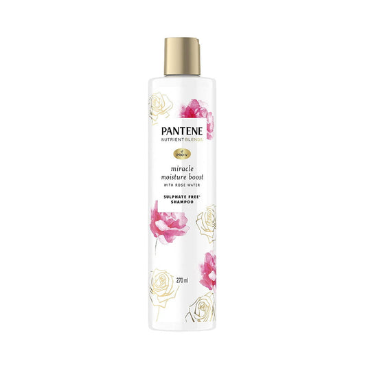 Pantene Pro-V Nutrient Blends Miracle Moisture Boost Shampoo with Rose Water 270mL