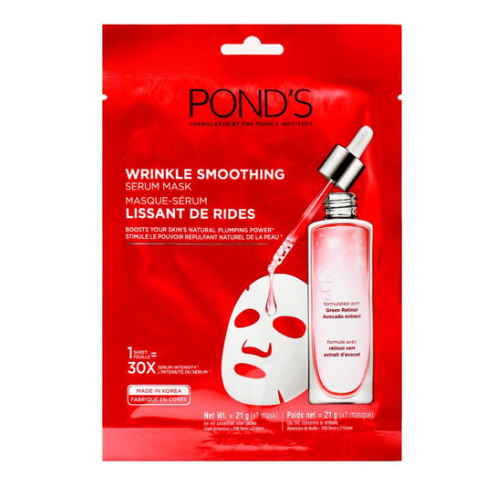 Ponds Wrinkle Smoothing Serum Mask 21g 1 Sheet Mask