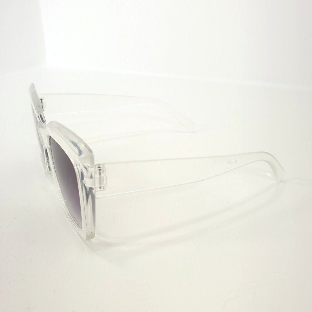 Rosy Lane Retro Oversized Cat Eye Sunglasses Clear