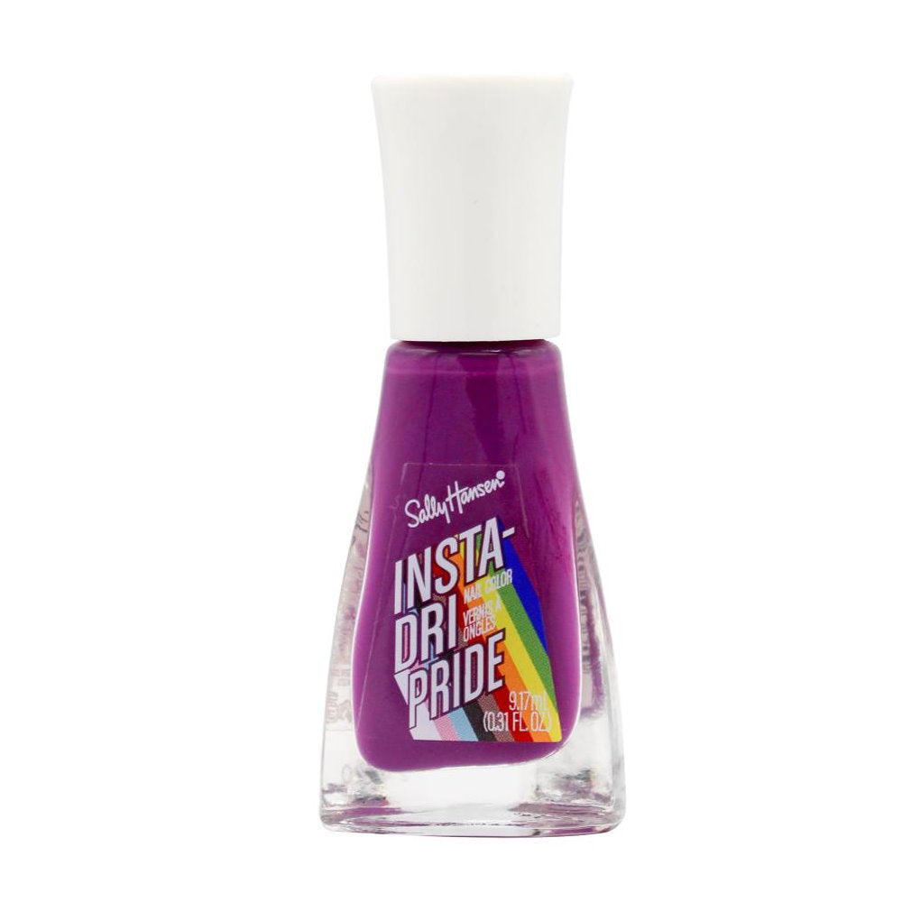 Shop Online Makeup Warehouse - Sally Hansen Insta-Dri Pride Nail Color 740 Soul-Model purple nail polish