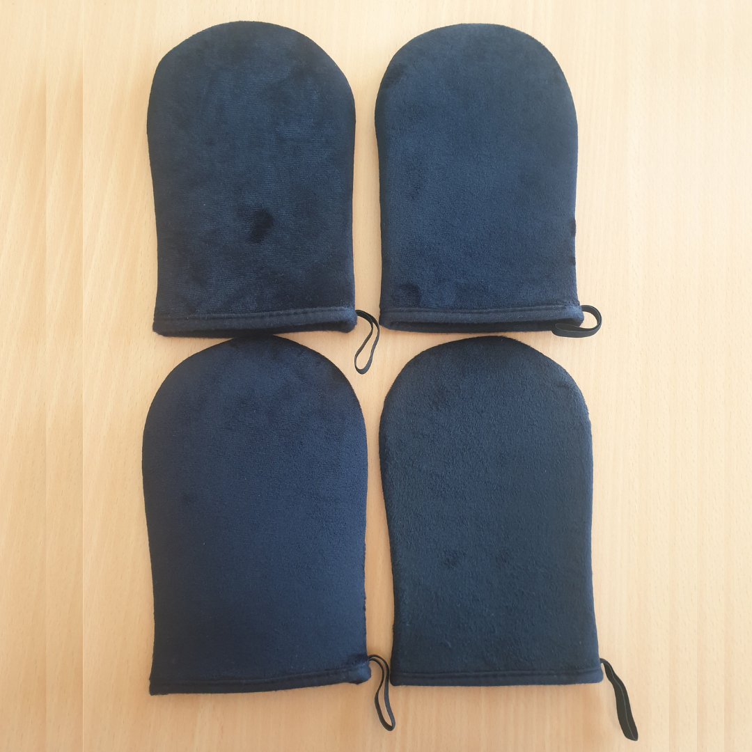 4 x Tanning Applicator Self Tan Mitt Black