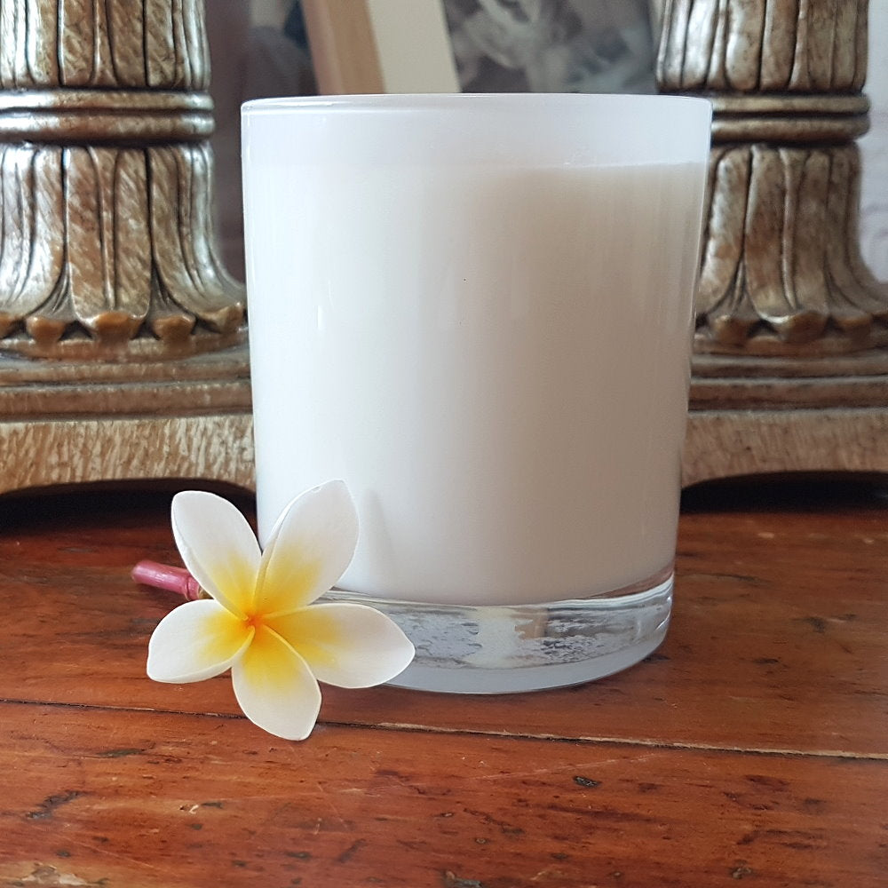 Rosy Gold Double Scented Candles Large Frosted Gloss Cherry Blossom - Makeup Warehouse Australia
