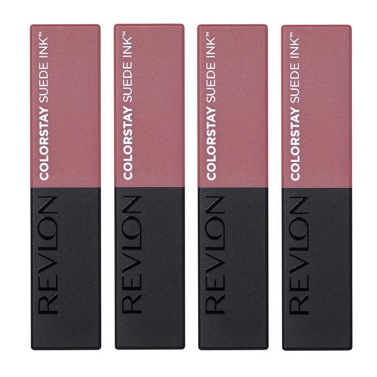 4x Revlon Colorstay Suede Ink Matte Lipstick 2.55g 001 Gut Instinct