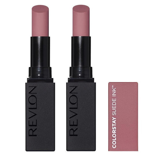 2x Revlon Colorstay Suede Ink Matte Lipstick 2.55g 001 Gut Instinct