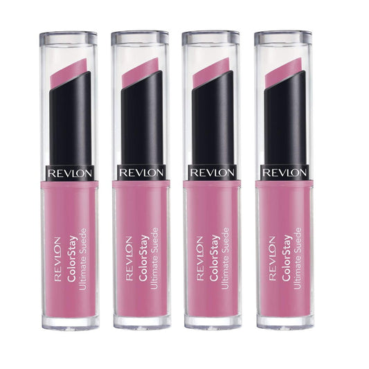 4x Revlon ColorStay Ultimate Suede Lipstick 2.55g 001 Silhoutte