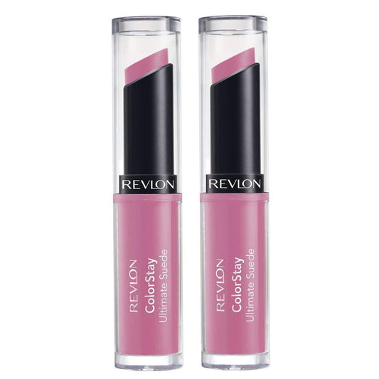 2x Revlon ColorStay Ultimate Suede Lipstick 2.55g 001 Silhoutte