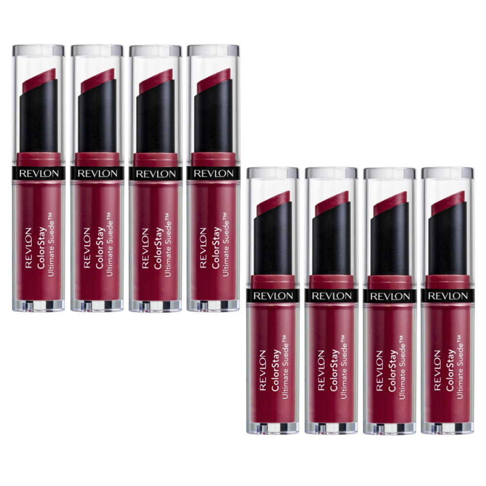 8x Revlon ColorStay Ultimate Suede Lipstick 2.55g 002 Ingenue