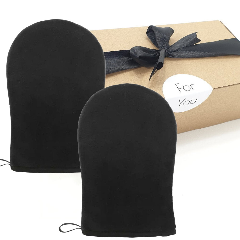 Gift Box - 2pk Rosy Lane Tanning Applicator Self Tan Mitt Black