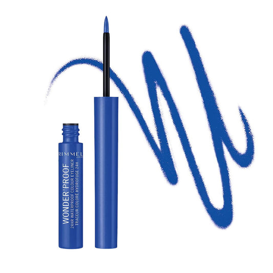 Rimmel Wonder Proof 24Hr Waterproof Colour Eyeliner 005 Pure Blue - Makeup Australia Buy Online