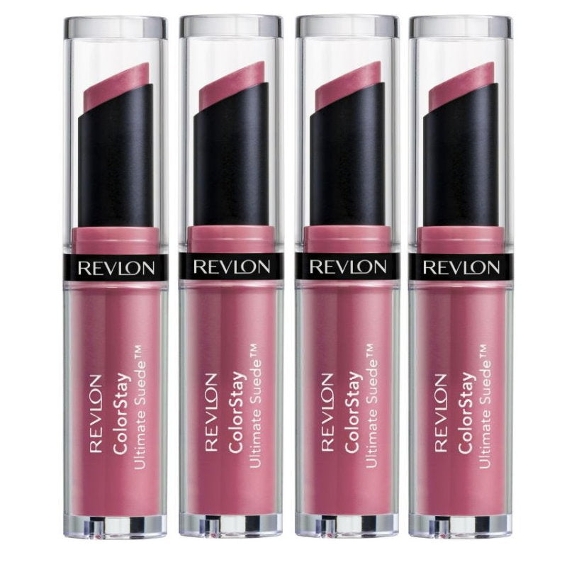 4x Revlon ColorStay Ultimate Suede Lipstick 2.55g 010 Womenswear