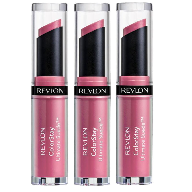 3pk Revlon Colorstay Ultimate Suede Lipstick 030 High Heels - Makeup Warehouse Australia