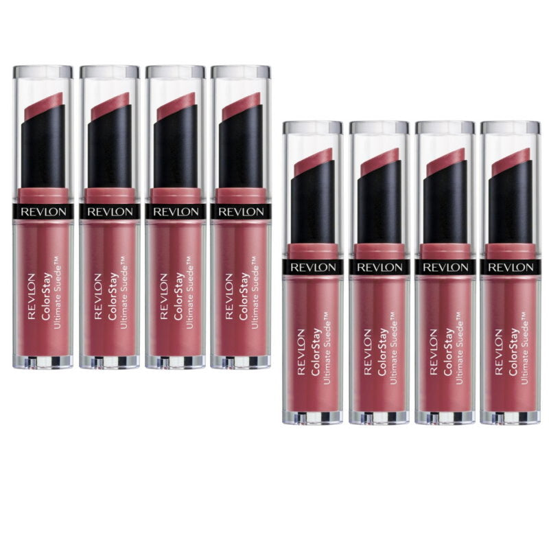 8x Revlon ColorStay Ultimate Suede Lipstick 2.55g 055 Iconic