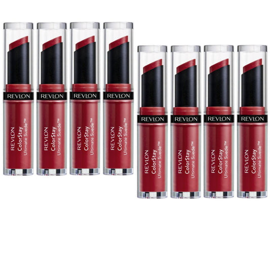 8x Revlon ColorStay Ultimate Suede Lipstick 2.55g 080 Fashionista