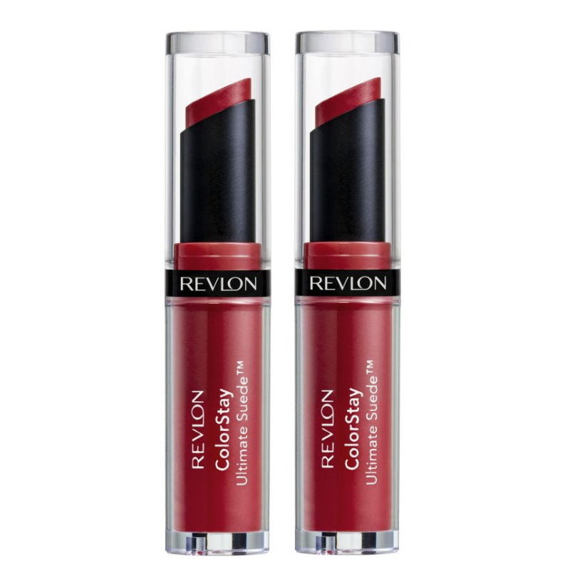 2x Revlon ColorStay Ultimate Suede Lipstick 2.55g 080 Fashionista