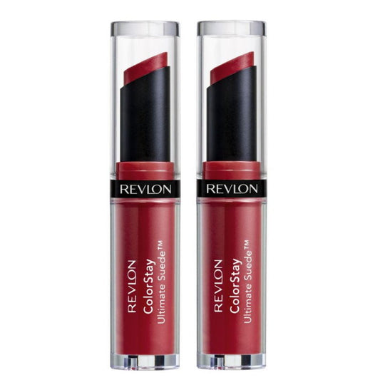 2x Revlon ColorStay Ultimate Suede Lipstick 2.55g 080 Fashionista