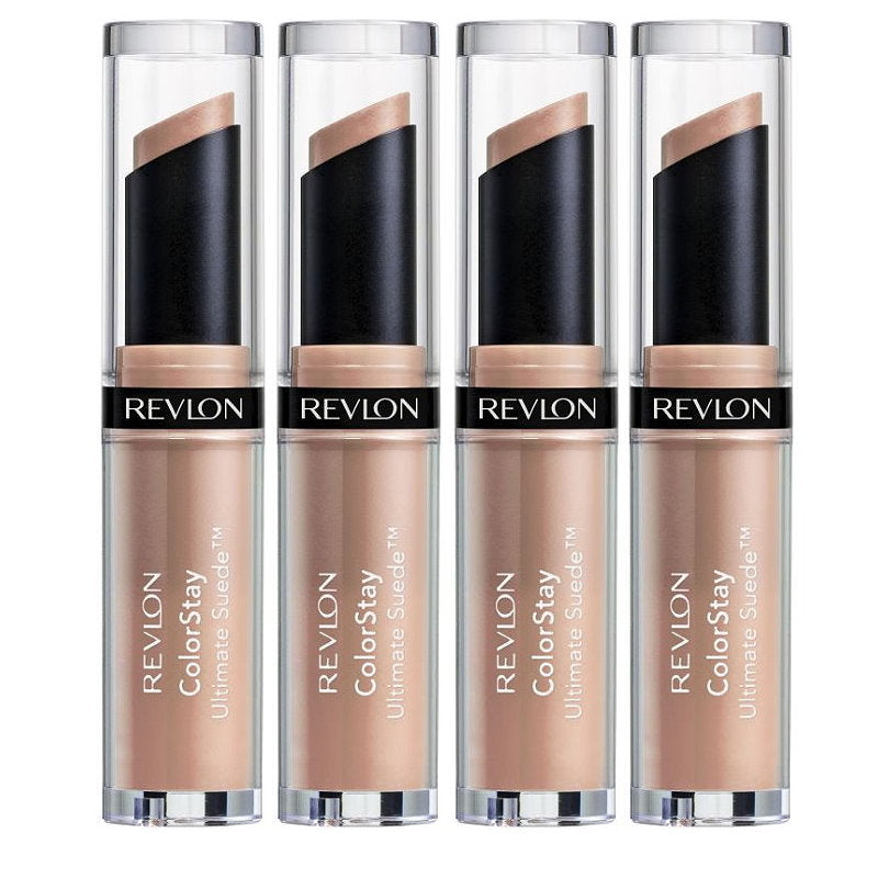 4x Revlon ColorStay Ultimate Suede Lipstick 2.55g 090 Private View