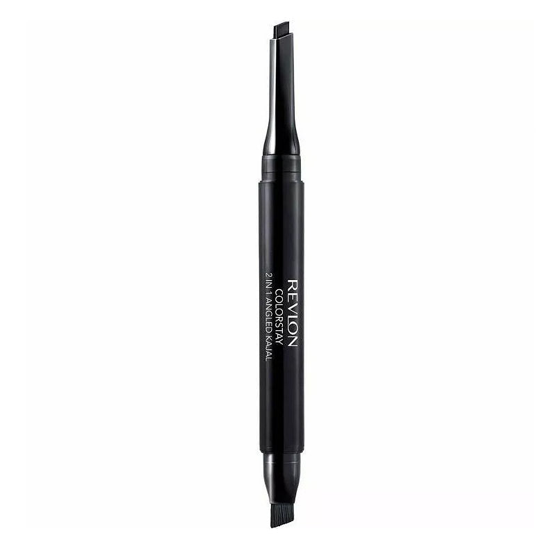 2x Revlon Colorstay 2 in 1 Angled Kajal Eyeliner 101 Onyx