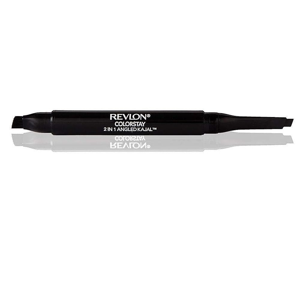 8x Revlon Colorstay 2 in 1 Angled Kajal Eyeliner 101 Onyx