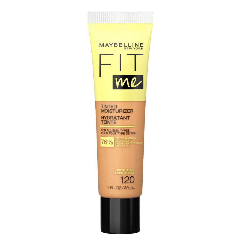 3x Maybelline Fit Me Tinted Moisturizer with Aloe 30ml 120 (carded)