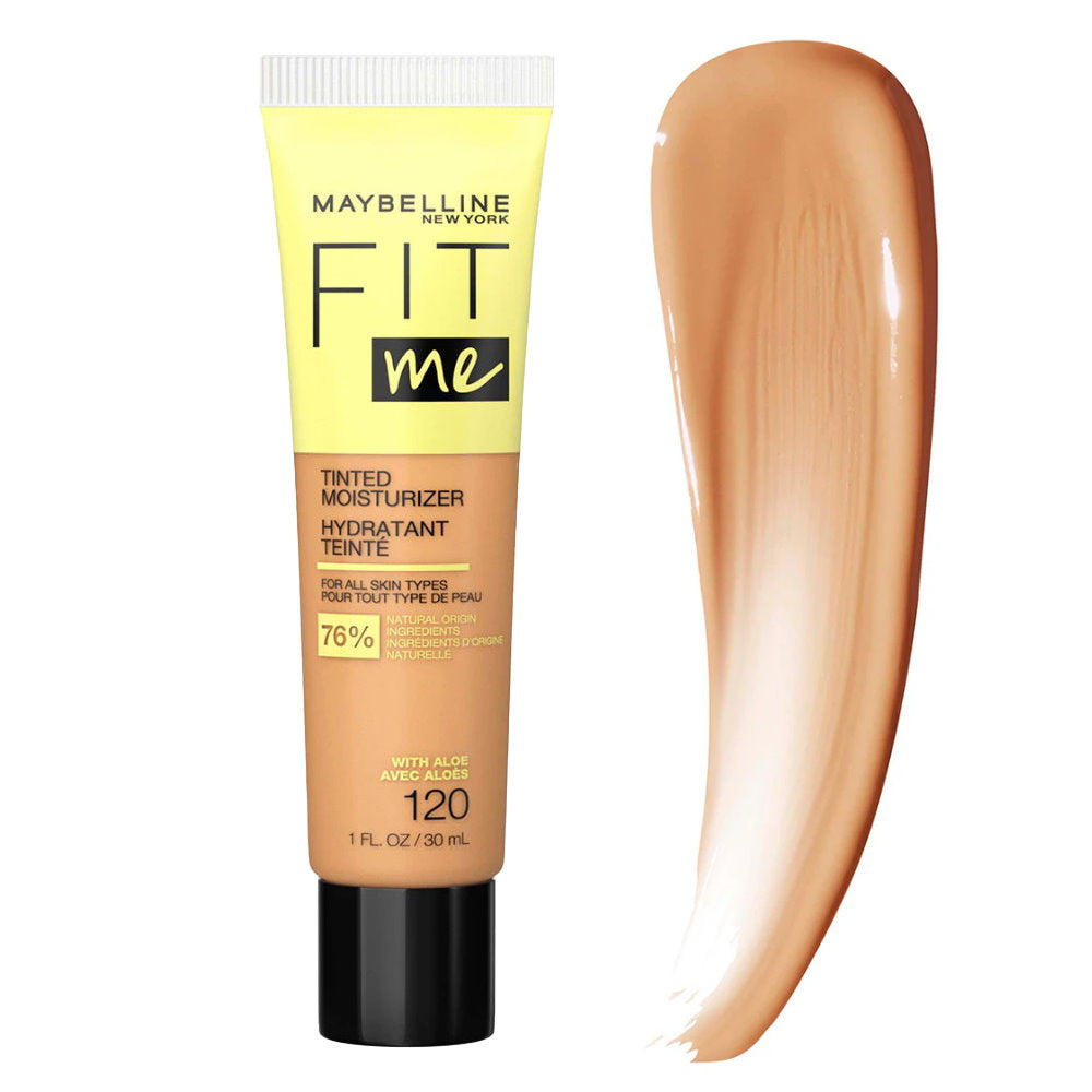 2x Maybelline Fit Me Tinted Moisturizer with Aloe 30ml 120