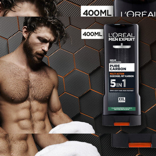 L'Oreal Paris Men Expert Pure Carbon Shower Gel 400ml