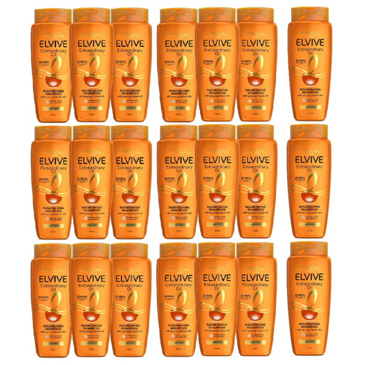 21pk L'Oreal Paris Elvive Extraordinary Oil Nourishing Shampoo 700mL
