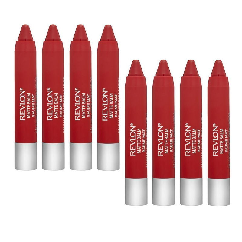 8x Revlon Colorburst Matte Lip Balm 2.7g 240 Striking