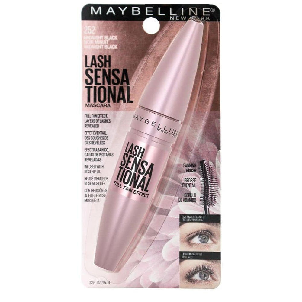 Maybelline Lash Sensational Washable Mascara 252 Midnight Black