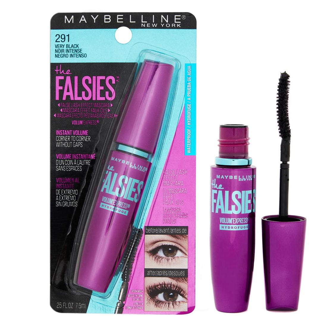 4pk Maybelline the Falsies Volum Express Mascara 291 Very Black Waterproof - Makeup Australia Online