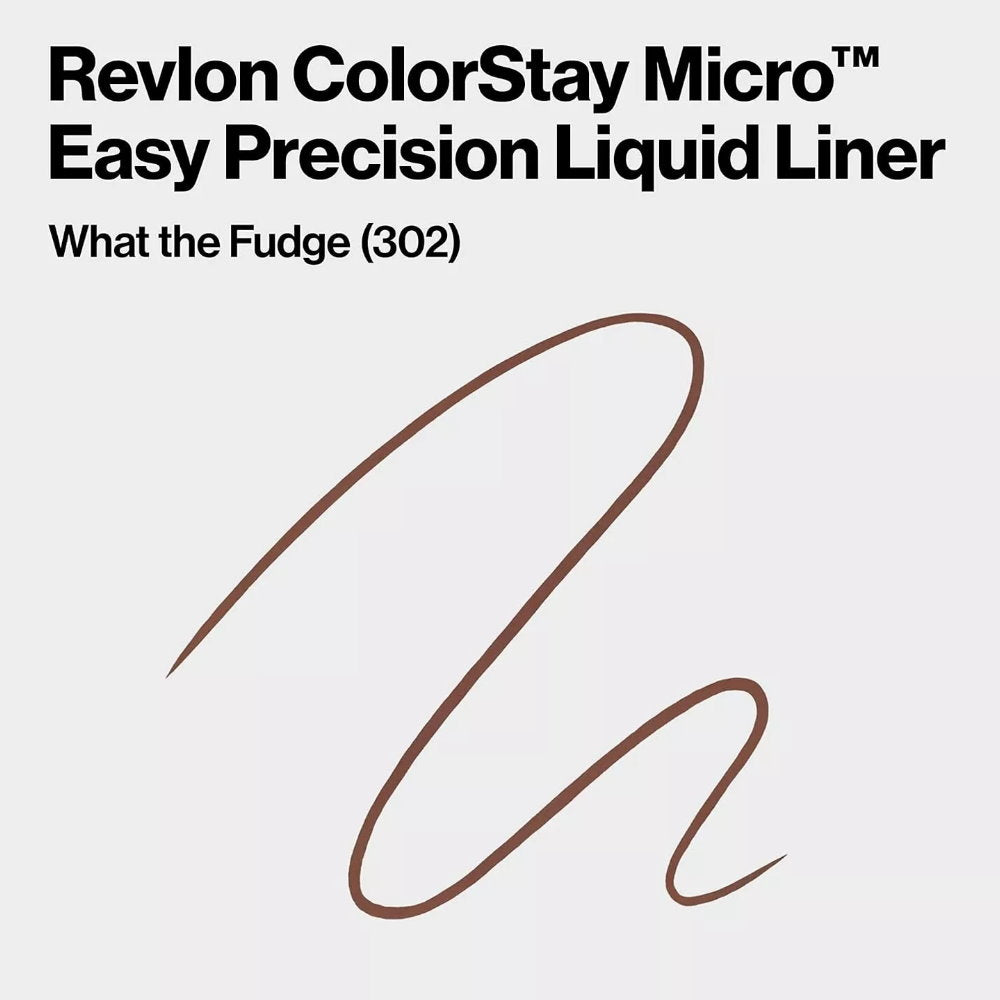 2x Revlon ColorStay Micro Easy Precision Liquid Eye Liner 1.7ml 302 What The Fudge