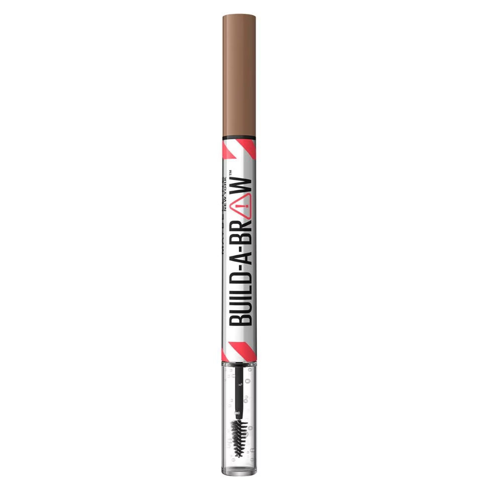 Maybelline Build A Brow 2 in 1 Pen Sealing Gel Eyebrow 255 Soft Brown