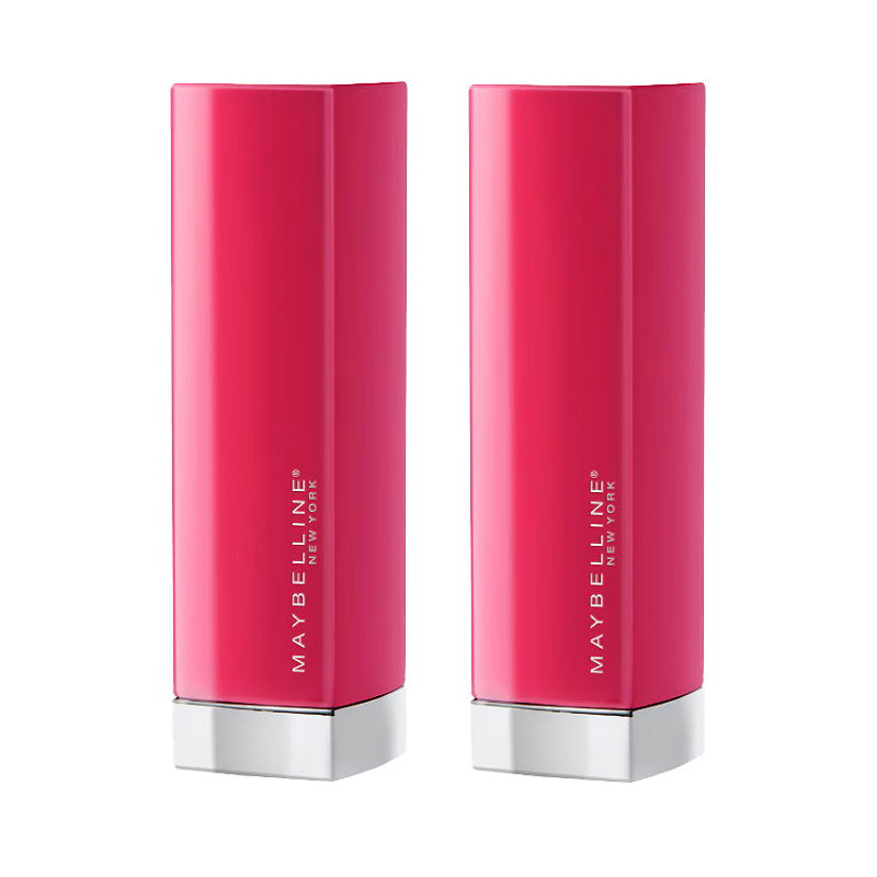 2x Maybelline Color Sensational Cream Lipstick 379 Fuchsia For Me 4.2g