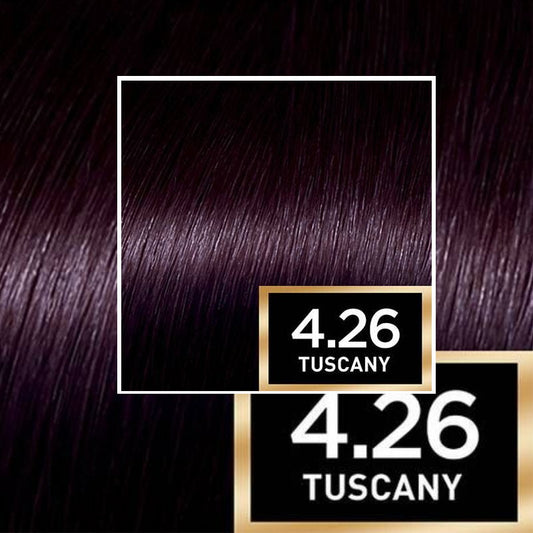 L'Oreal Paris Preference Permanent Hair Colour 4.26 Tuscany Pure Burgandy Cool Violet