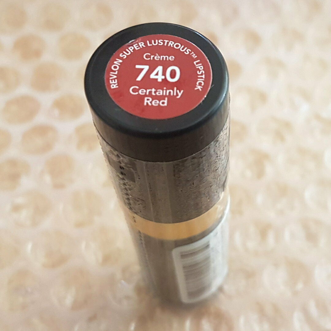 6x Revlon Super Lustrous Lipstick 740 Certainly Red